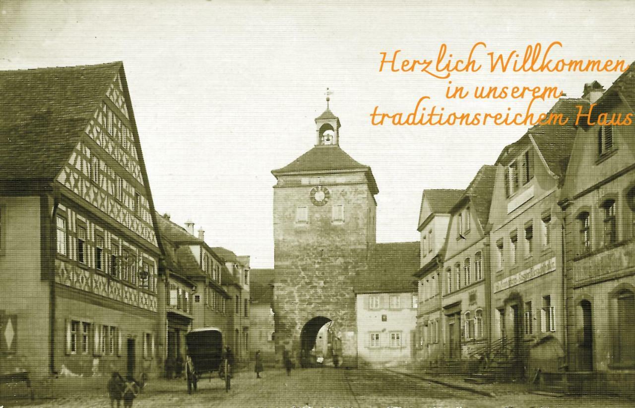 Hotel-Gasthof Krone-Lax Scheinfeld Buitenkant foto